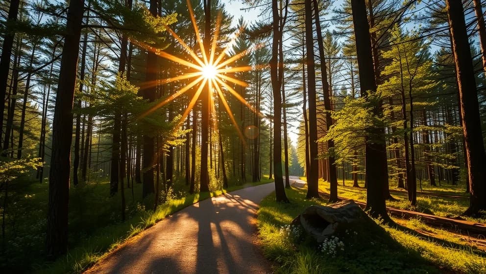 En vandring i solen genom Sverige