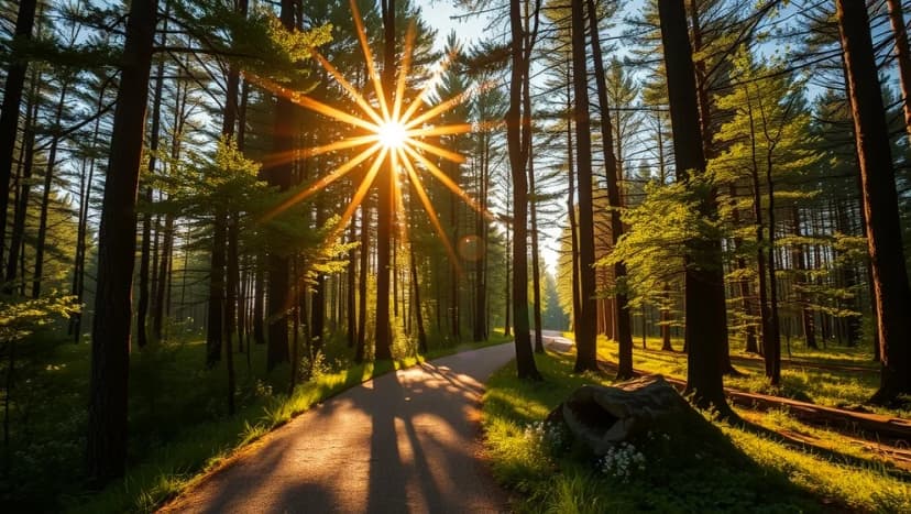 En vandring i solen genom Sverige