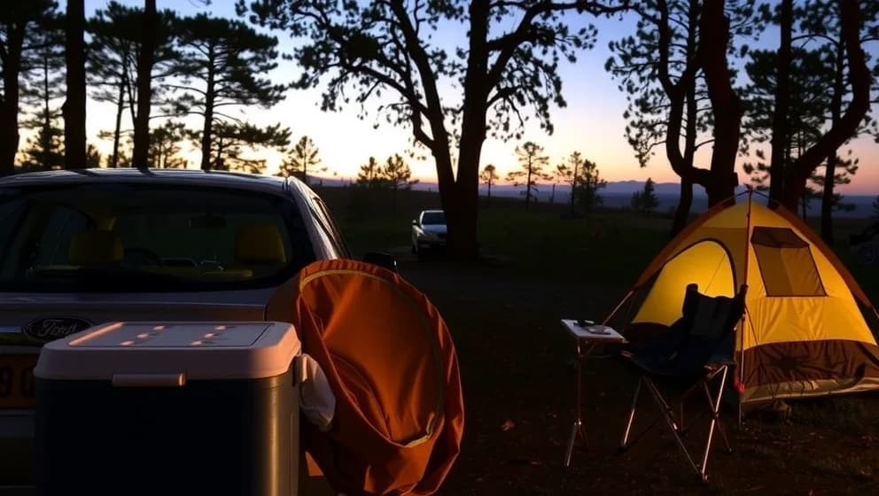 Får man sova i bilen på camping