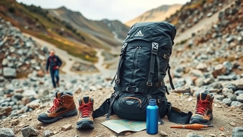 Ryggsäck vandring 60 liter för längre turer