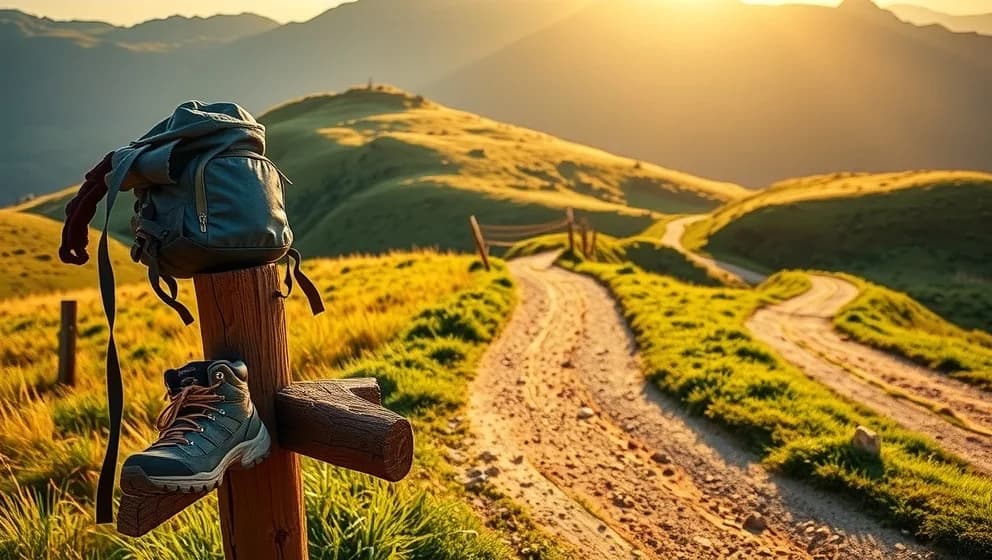 Santiago de Compostela vandring på egen hand