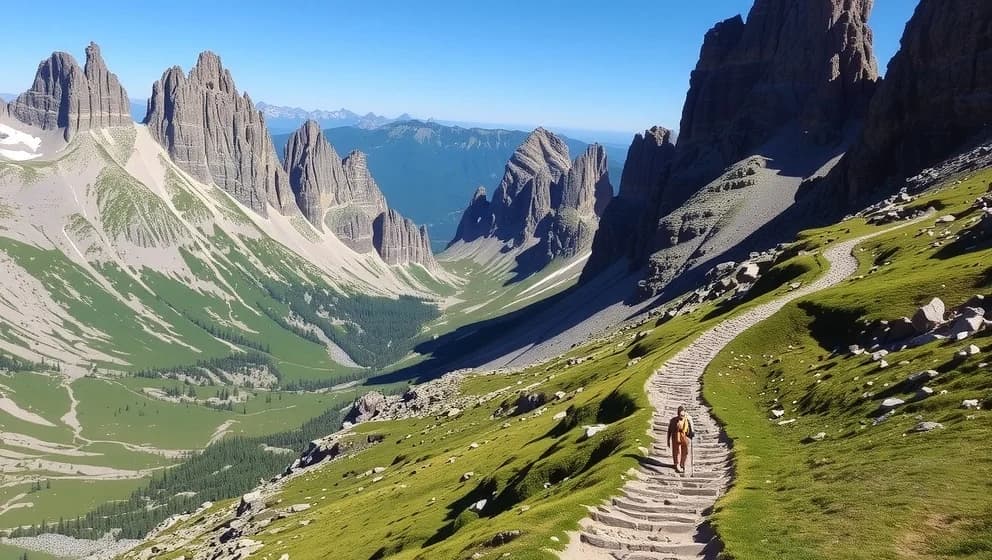 Vandra i Dolomiterna dagsturer